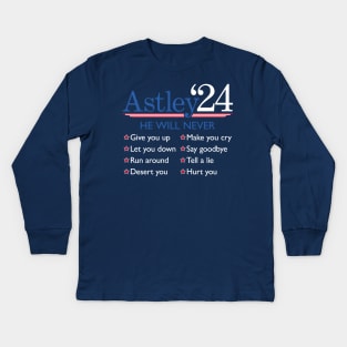 Astley 2024 Kids Long Sleeve T-Shirt